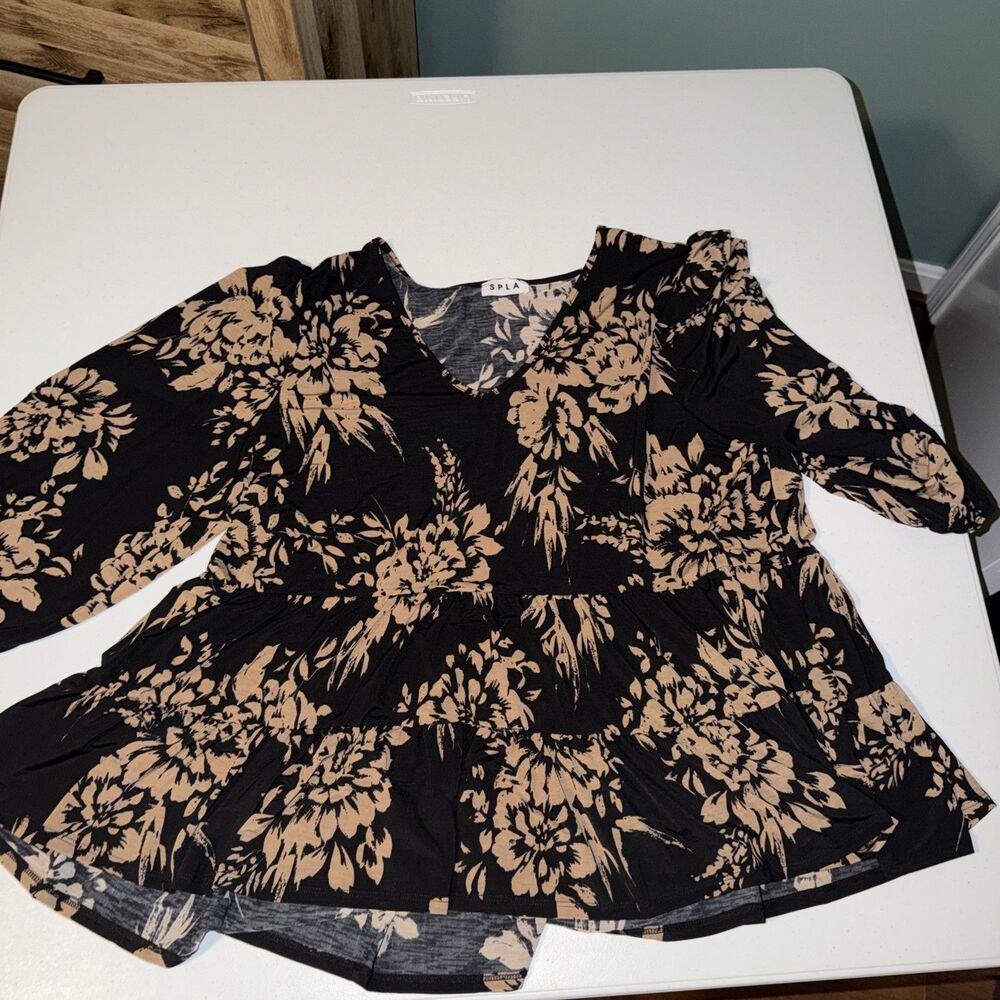 SPLA Women’s Babydoll Blouse Size 3xl